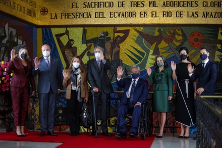 First Meeting Between Lenin Moreno And Lasso, Quito, Ecuador - 19 Apr 2021