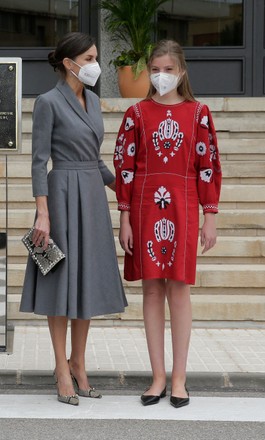 Queen Letizia Princess Sofia De Borbon Editorial Stock Photo - Stock ...