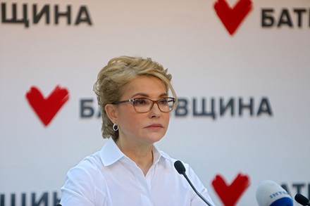 News conference of Batkivshchyna leader Yulia Tymoshenko, Kyiv, Ukraine - 22 Apr 2021