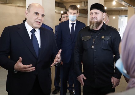 Russian Prime Minister Mikhail Mishustin visits the Chechen republic, Grozny, Russian Federation - 23 Apr 2021