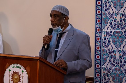 Eric Adams, New York City mayoral candidate attends Friday Maghrib in New York, USA - 23 Apr 2021