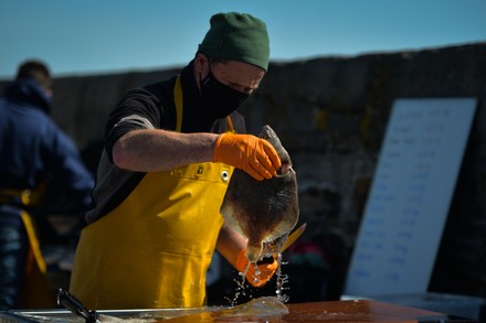 Bunowen Traditional Fish Market, Ballyconneely, Ireland - 24 Apr 2021