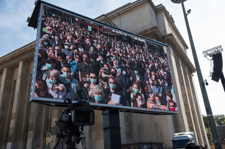 At Least 20,000 People In Paris To Demand Justice For Sarah Halimi, France - 25 Apr 2021