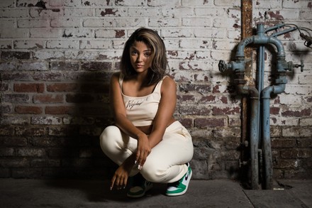 Portrait Rnb Singer Wejdene Behindthescenes Footage Editorial Stock ...