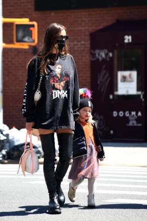 Irina Shayk out and about, New York, USA - 26 Apr 2021
