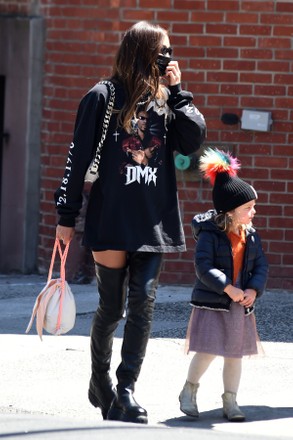 Irina Shayk out and about, New York, USA - 26 Apr 2021