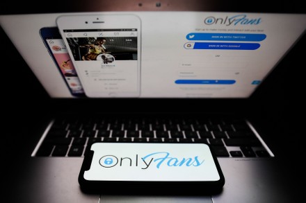 Onlyfans Logos Displayed On Laptop Phone Editorial Stock Photo - Stock
