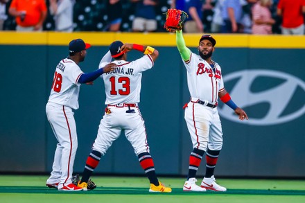 Atlanta Braves Right Fielder Ronald Acuna Editorial Stock Photo