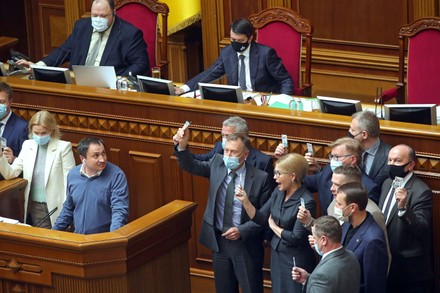 Verkhovna Rada sitting on April 28, 2021, Kyiv, Ukraine - 28 Apr 2021