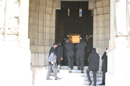Yves Renier funeral, Neuilly-sur-Seine, France - 30 Apr 2021