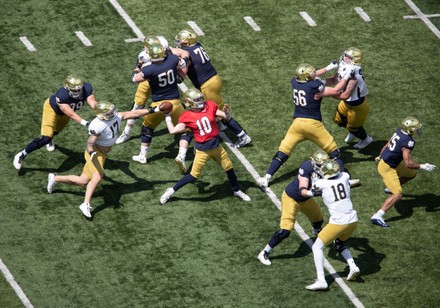 NCAA Football Notre Dame Blue-Gold Spring Game, USA - 01 May 2021