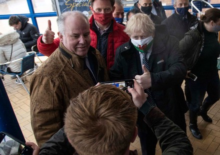 Boris Johnson campaigns for the Senedd elections, Barry Island, Wales, UK - 03 May 2021