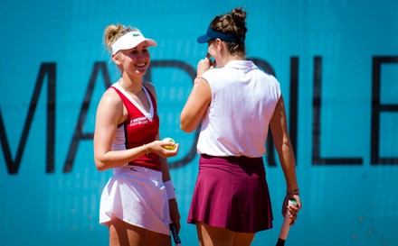 Jil Teichmann Belinda Bencic Switzerland Action Editorial Stock Photo Stock Image Shutterstock