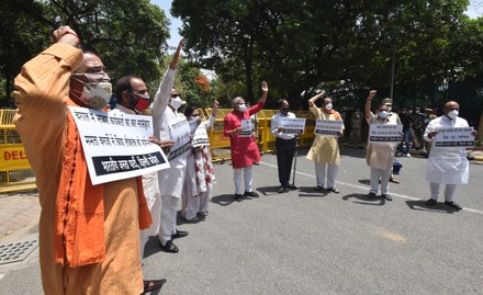 BJP Protest Against Trinamool Congress Over Post-Poll Violence In West ...