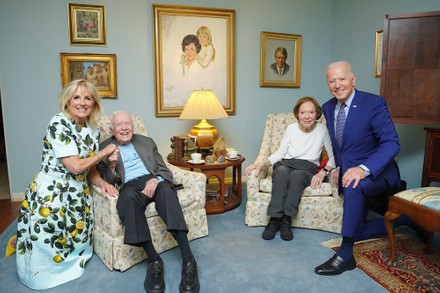 President Biden meets with former President Carter, Plains, Georgia, USA - 29 Apr 2021
