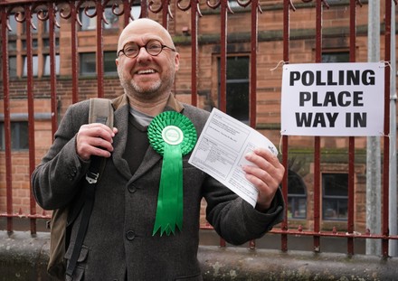 Scottish Green Party voting, Glasgow, Scotland, UK - 06 May 2021