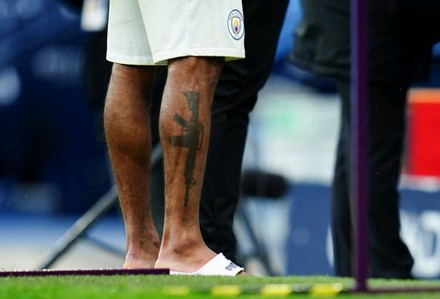 Raheem Sterling defends assault rifle tattoo  Vanguard News