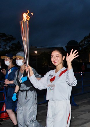 Tokyo 2020 Olympic Torch Relay in Nagasaki, Nagasaki, Japan - 07 May 2021