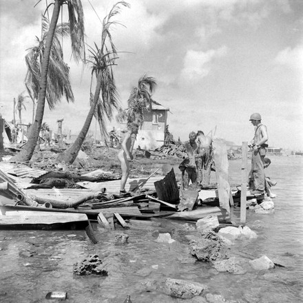 Soldiers Bathing During American Occupation Guam Editorial Stock Photo ...