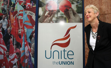Gail Cartmail, Assistant General Secretary of Unite trade union, London, Britain - 26 May 2010