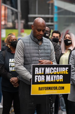 NYC Mayoral Candidate Ray McGuire, New York City, New York, United States - 10 May 2021