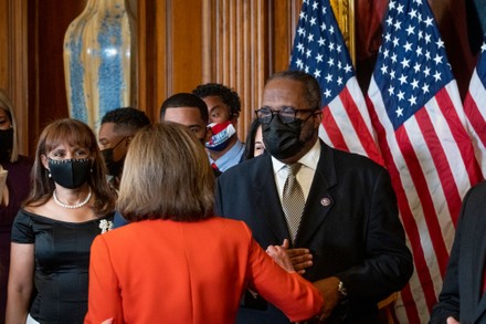 Speaker of the United States House of Representatives Nancy Pelosi (Democrat of California) holds a ceremonial swearing-in for United States Representative Troy Carter (Democrat of Louisiana), Washington, District of Columbia, USA - 11 May 2021