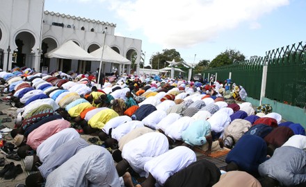 Ivorian Muslims Pray Mosque During Eid Editorial Stock Photo - Stock ...