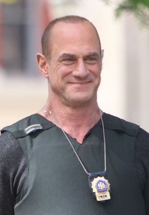 Christopher Meloni On Set Law Order Editorial Stock Photo - Stock Image