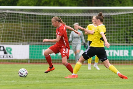 FC Bayern Munich II v 1. FC Saarbruecken, 2. Frauenbundesliga Women's football match, Sportpark Aschheim Aschheim, Germany - 13 May 2021