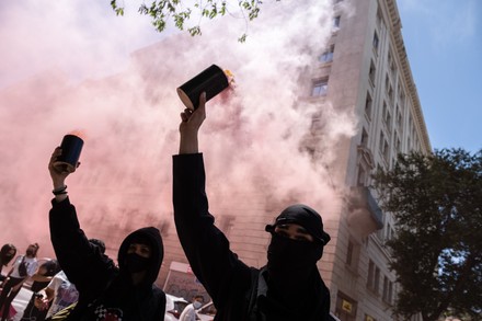 Students strike in Barcelona, Spain - 13 May 2021