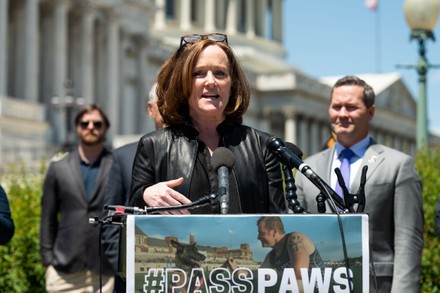Press Conference about Puppies Assisting Wounded Veterans in Washington, US - 13 May 2021