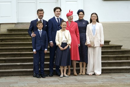 Prince Christian being confirmed in Fredensborg Castle Church, Denmark - 15 May 2021