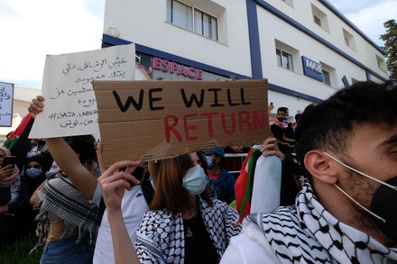 Protest in support of Palestine, Mutuelle ville, Tunisia - 15 May 2021