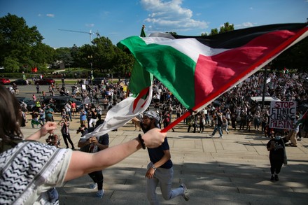 March for Palestine, Washington DC, USA - 15 May 2021 Stock Pictures ...