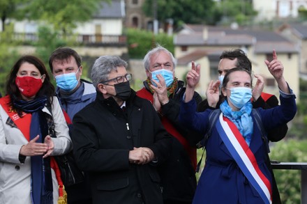 Jean-Luc Melenchon's first rally, Aubin, France - 16 May 2021