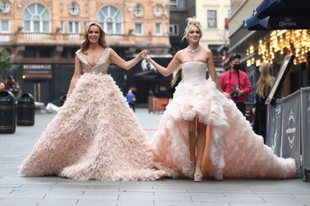 Ashley Roberts Amanda Holden Editorial Stock Photo - Stock Image