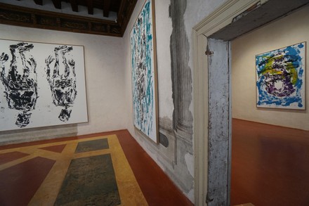 Georg Baselitz art exhibit opens in Venice, Italy - 18 May 2021