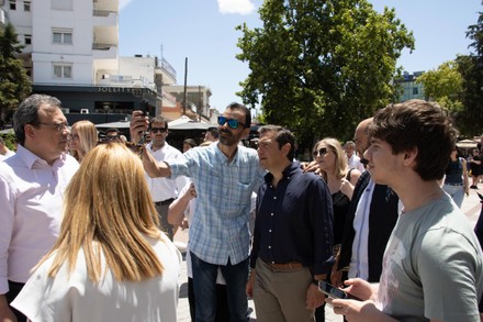 Alexis Tsipras Former Greek PM in Evosmos, Evasmos, Greece - 11 Jun 2020
