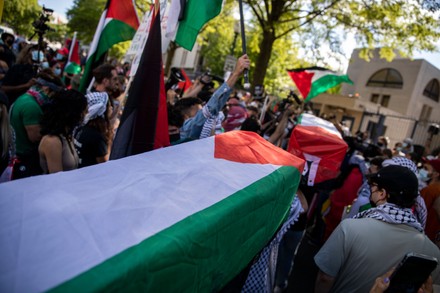 People Carry Around Symbolic Coffins During Editorial Stock Photo ...