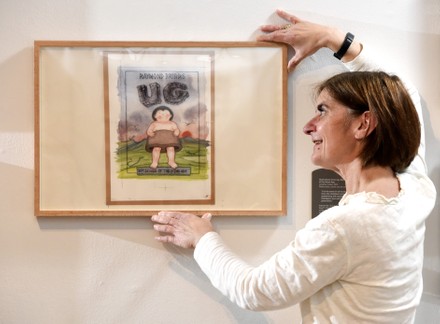 Drawings of famed author and illustrator, Raymond Briggs, Hampshire Cultural Trust, Hampshire, UK - 13 May 2021