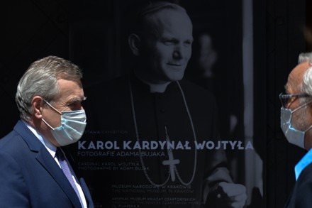 Polish Deputy PM Piotr Glinski At Photo Exhibition About Jean Paul II, Krakow, Poland - 01 Jul 2020