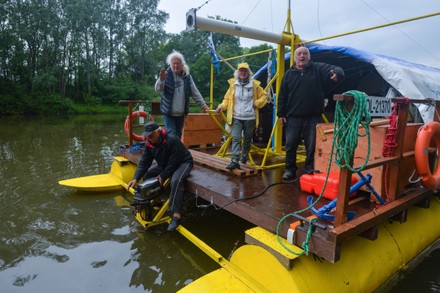 Rafting Vistula River For Pope JP2's Birthdays, Krakow, Poland - 26 May 2020