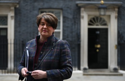 Outgoing Leader of the Democratic Unionist Party Arlene Foster, London, United Kingdom - 20 May 2021