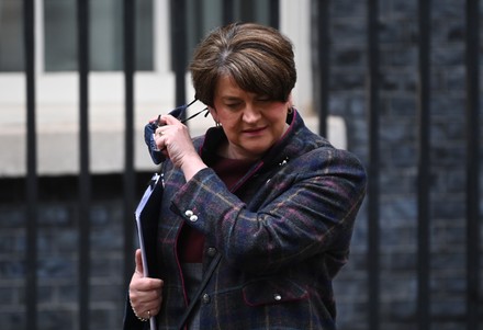 Outgoing Leader of the Democratic Unionist Party Arlene Foster, London, United Kingdom - 20 May 2021