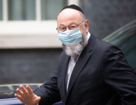 Chief Rabbi, Ephraim Mirvis, at number 10, Downing Street, London, UK - 20 May 2021