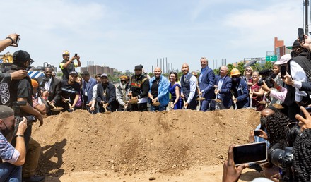 Groundbreaking for New Universal Hip Hop Museum Building, New York, USA - 20 May 2021