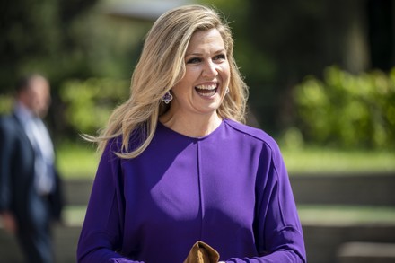 Queen Maxima visit to AS Talma school, Rotterdam, Netherlands - 20 May 2021
