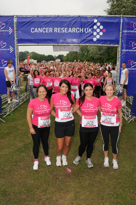 Cancer Research UK, Race for life, Basildon, Essex, Britain - 06 Jun 2010