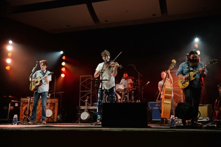 Old Crow Medicine Show in concert at the Old School Square Pavilion, Delray Beach, Florida, USA - 20 May 2021