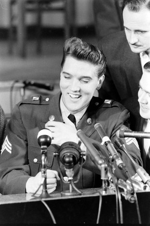 Elvis Presley Having Interview During His Editorial Stock Photo - Stock